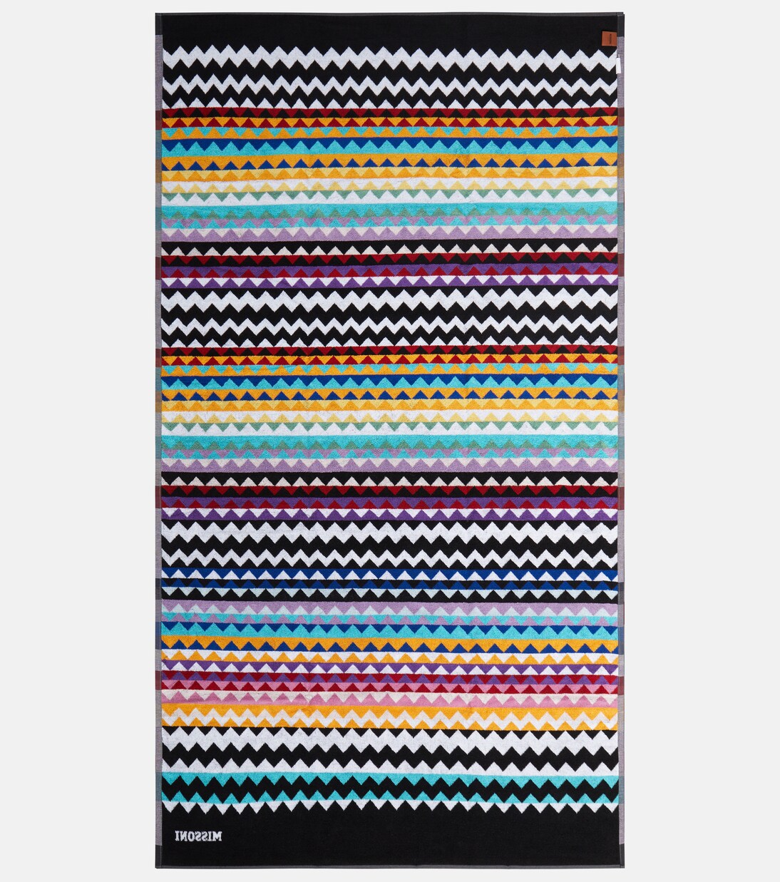 Cyrus Zig Zag cotton terry beach towel | Missoni
