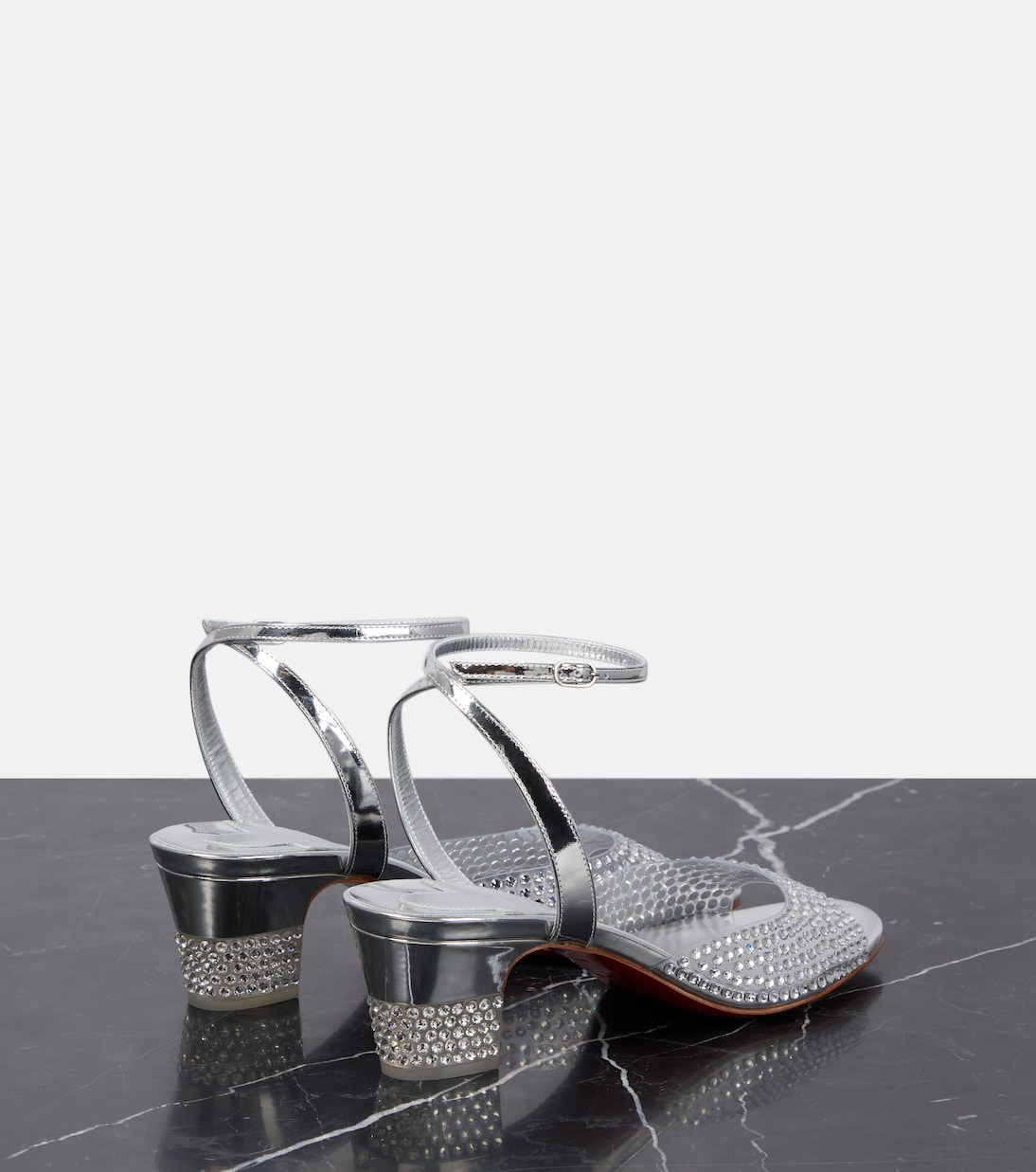 Cassandrissima embellished PVC sandals | Christian Louboutin