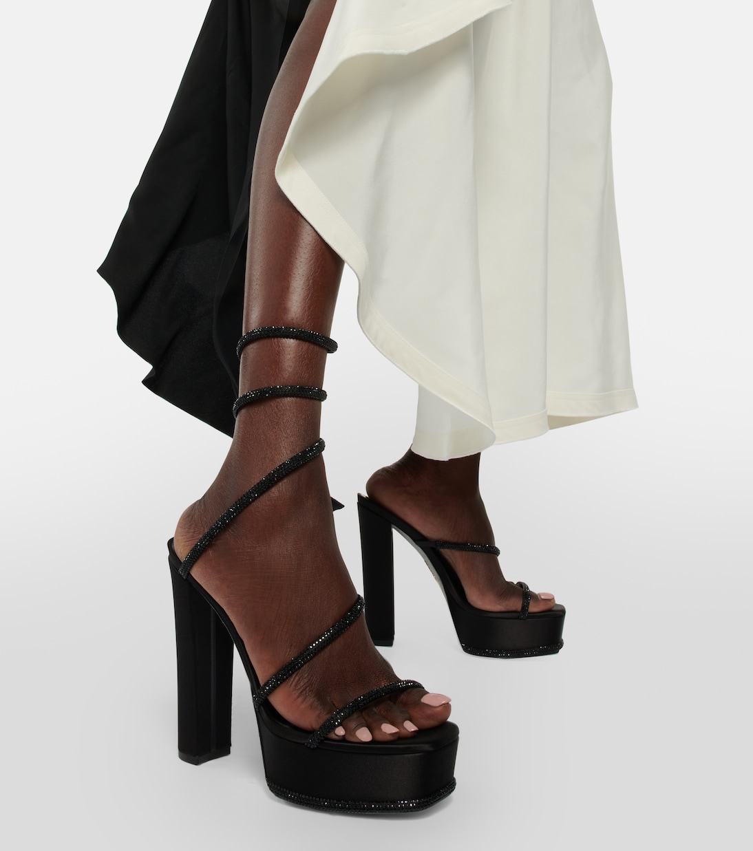 Cleo embellished platform sandals 130 | Rene Caovilla