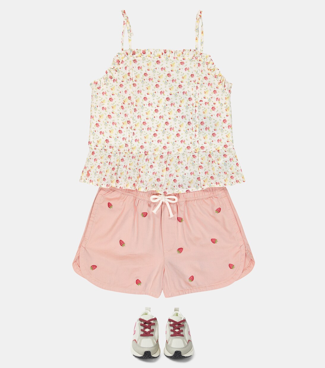 Floral cotton blend shirt | Polo Ralph Lauren Kids