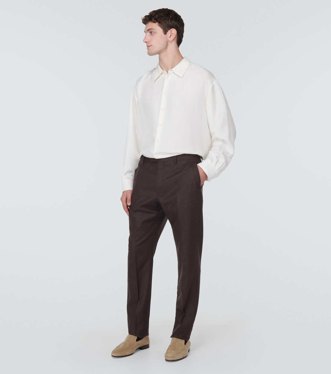 Truro suede loafers | Manolo Blahnik