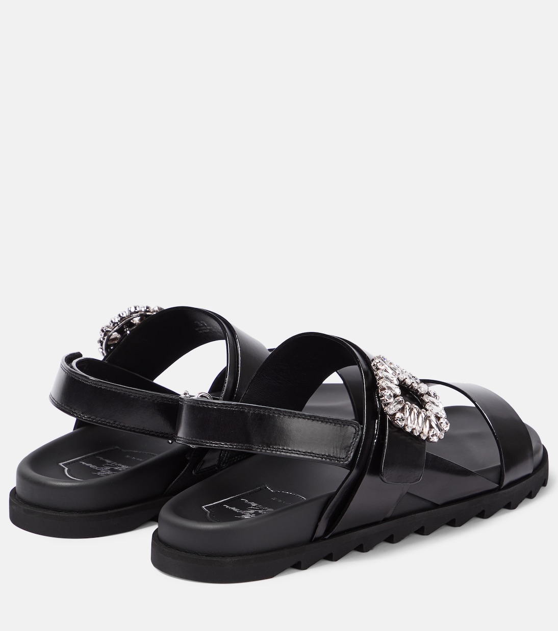 Verzierte Sandalen Slidy Viv' aus Leder | Roger Vivier