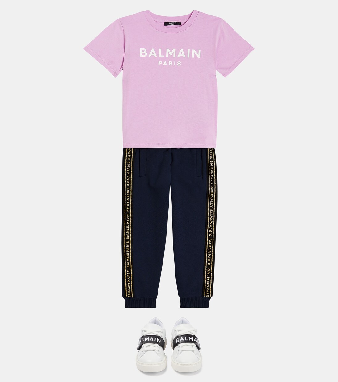 Logo cotton sweatpants | Balmain Kids