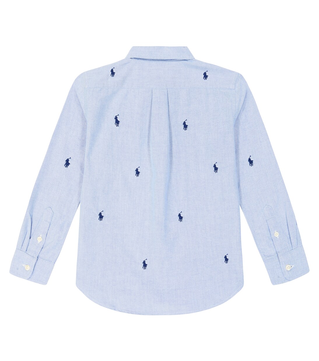 Logo embroidered cotton Oxford shirt | Polo Ralph Lauren Kids