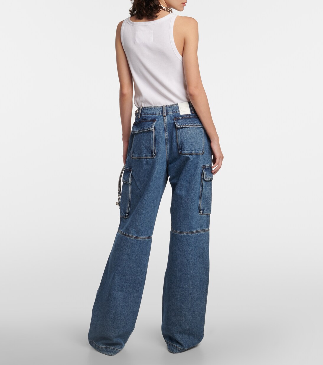 Weite Cargohose aus Denim | Coperni