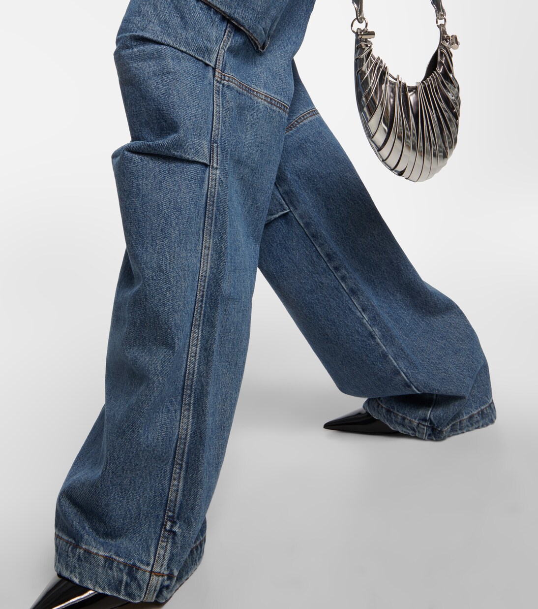 Weite Cargohose aus Denim | Coperni