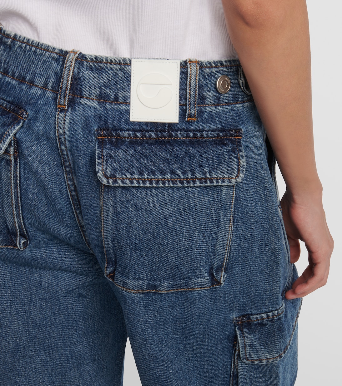 Weite Cargohose aus Denim | Coperni