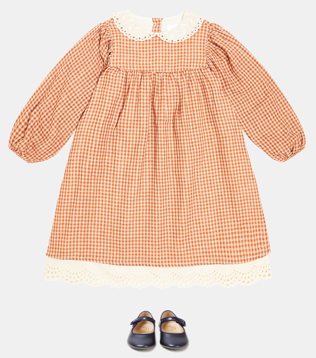 Frankie checked cotton dress | C'era Una Volta
