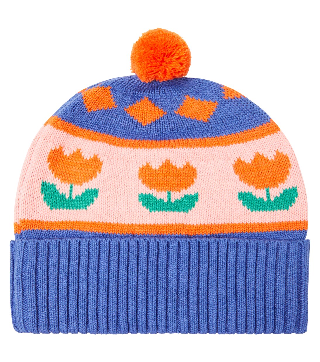 Gorro Flowers de algodón y lana | Tinycottons