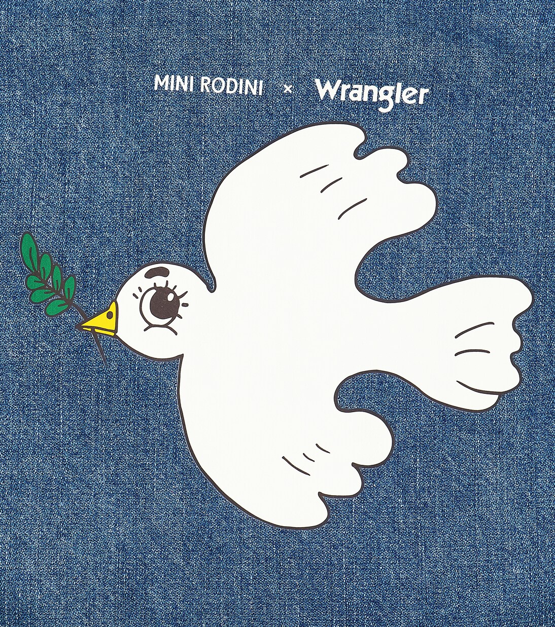 x Wrangler cotton denim vest | Mini Rodini