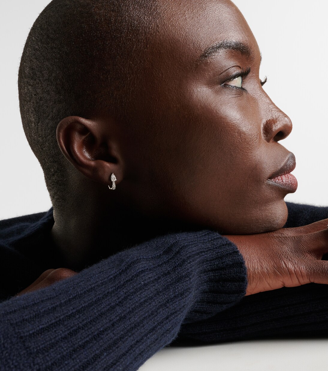 Ohrringe aus 18kt Weißgold mit Diamanten | Anita Ko