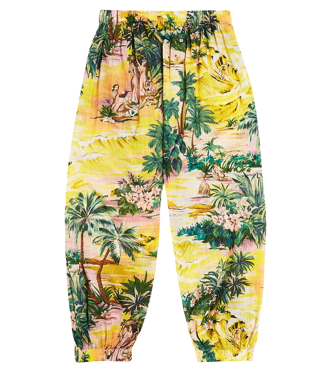 Alight printed cotton pants | Zimmermann Kids