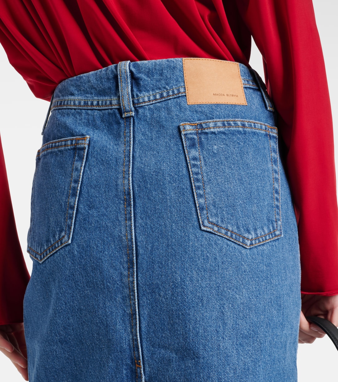 Denim midi skirt | Magda Butrym