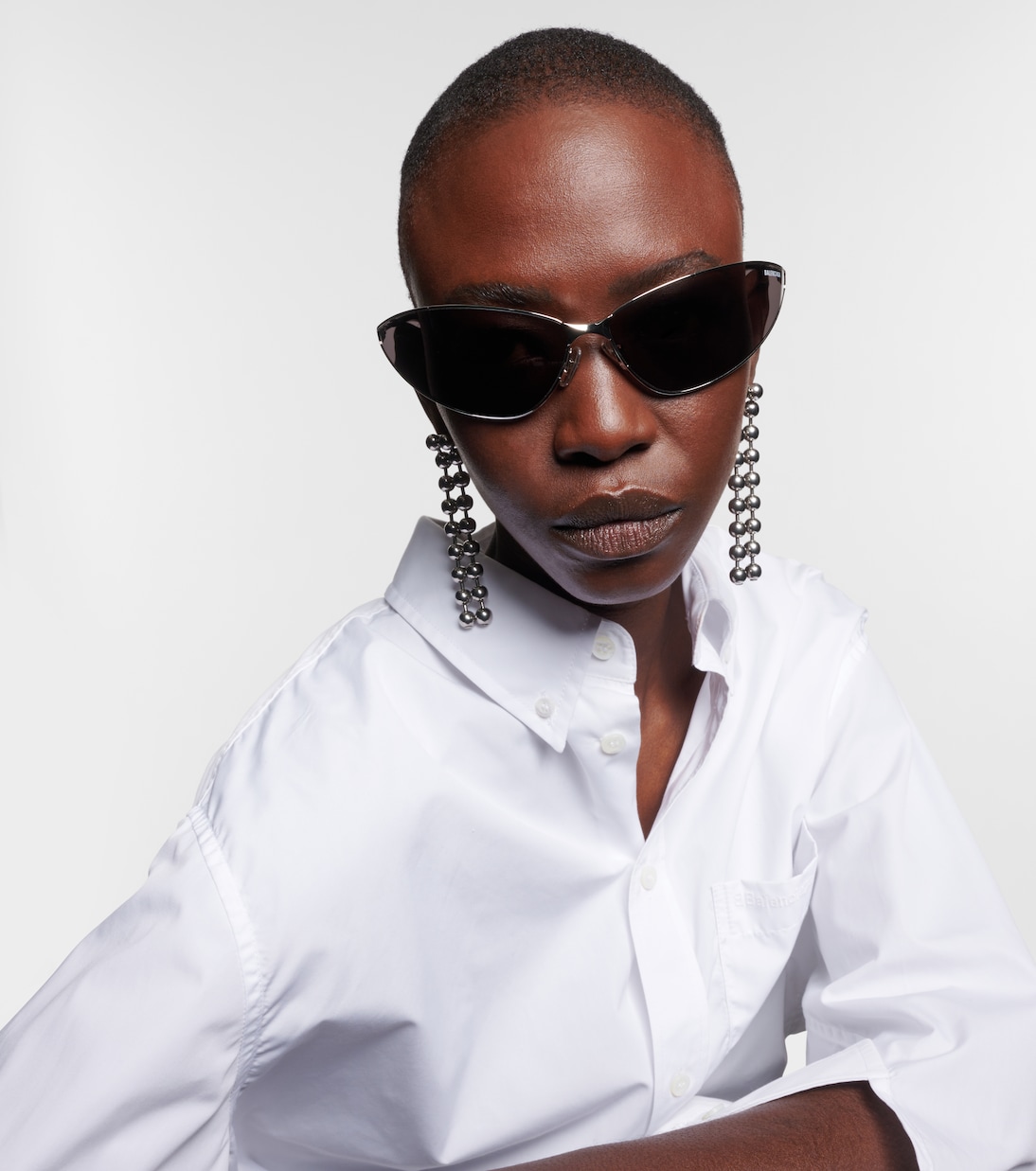 Razor cat-eye sunglasses | Balenciaga