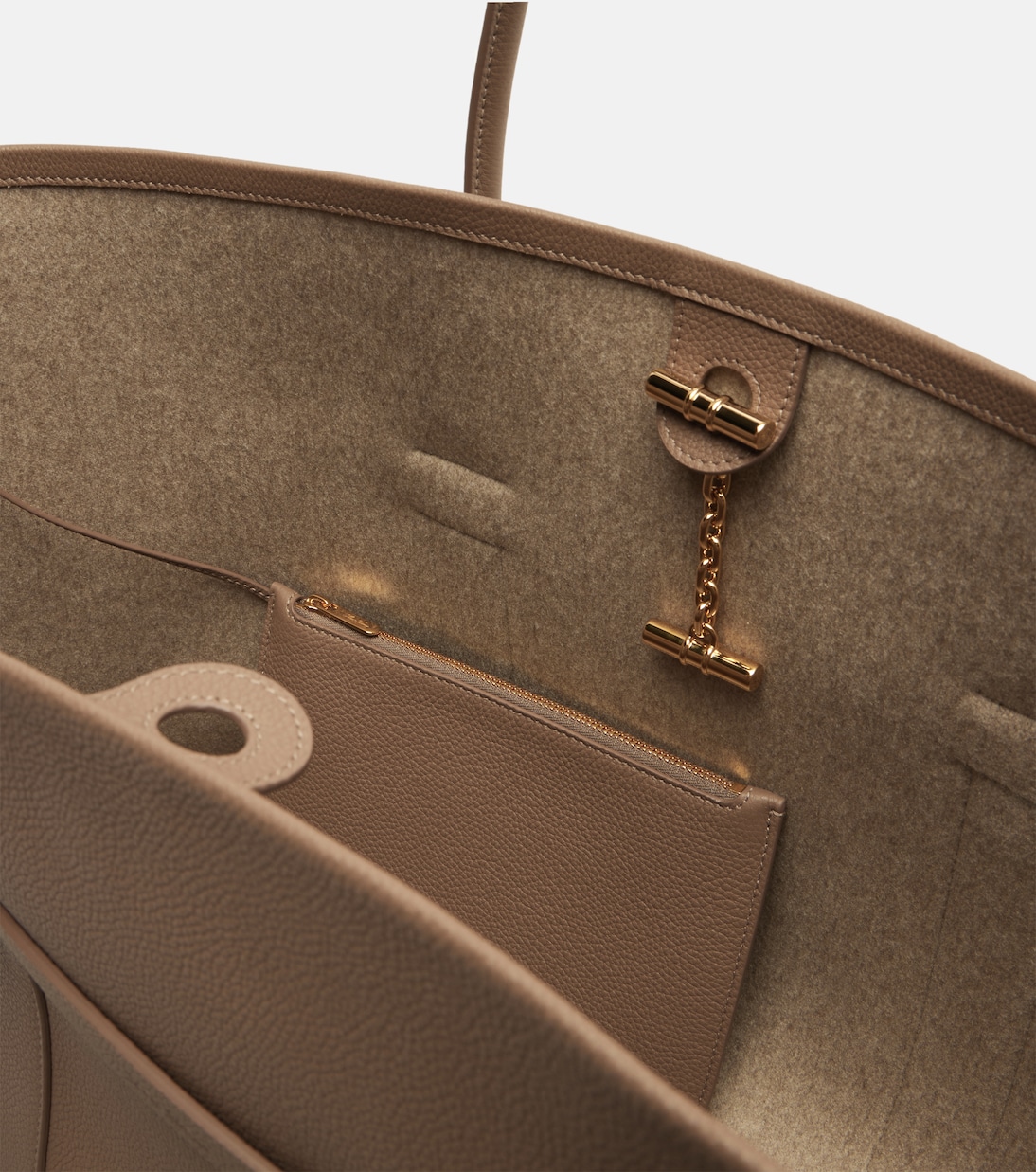 Ghiera Large leather tote bag | Loro Piana