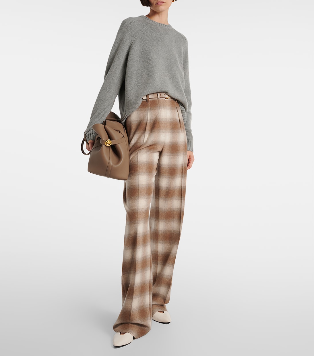 Ghiera Large leather tote bag | Loro Piana