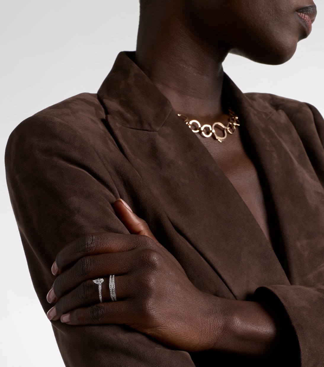 Anello Serti Sur Vide in oro bianco 18kt con diamanti | Repossi