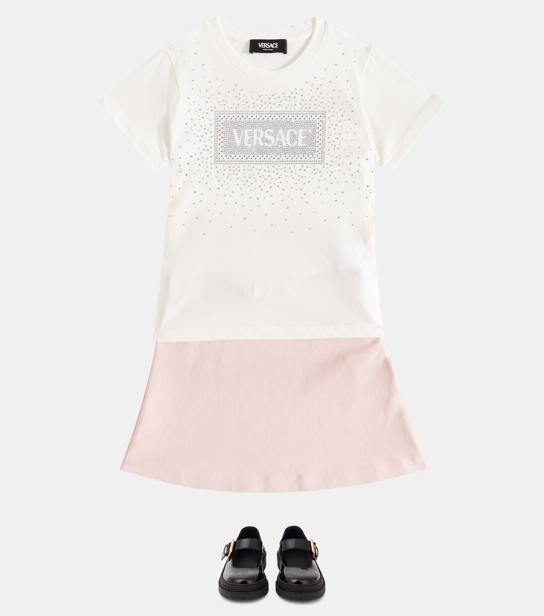 La Medusa patent leather Mary Jane flats | Versace Kids