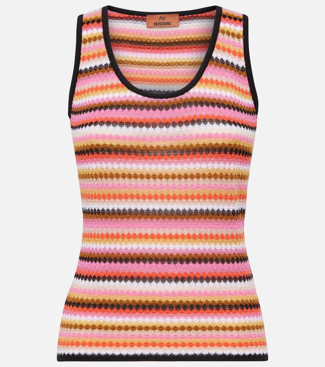Top aus Häkelstrick | Missoni