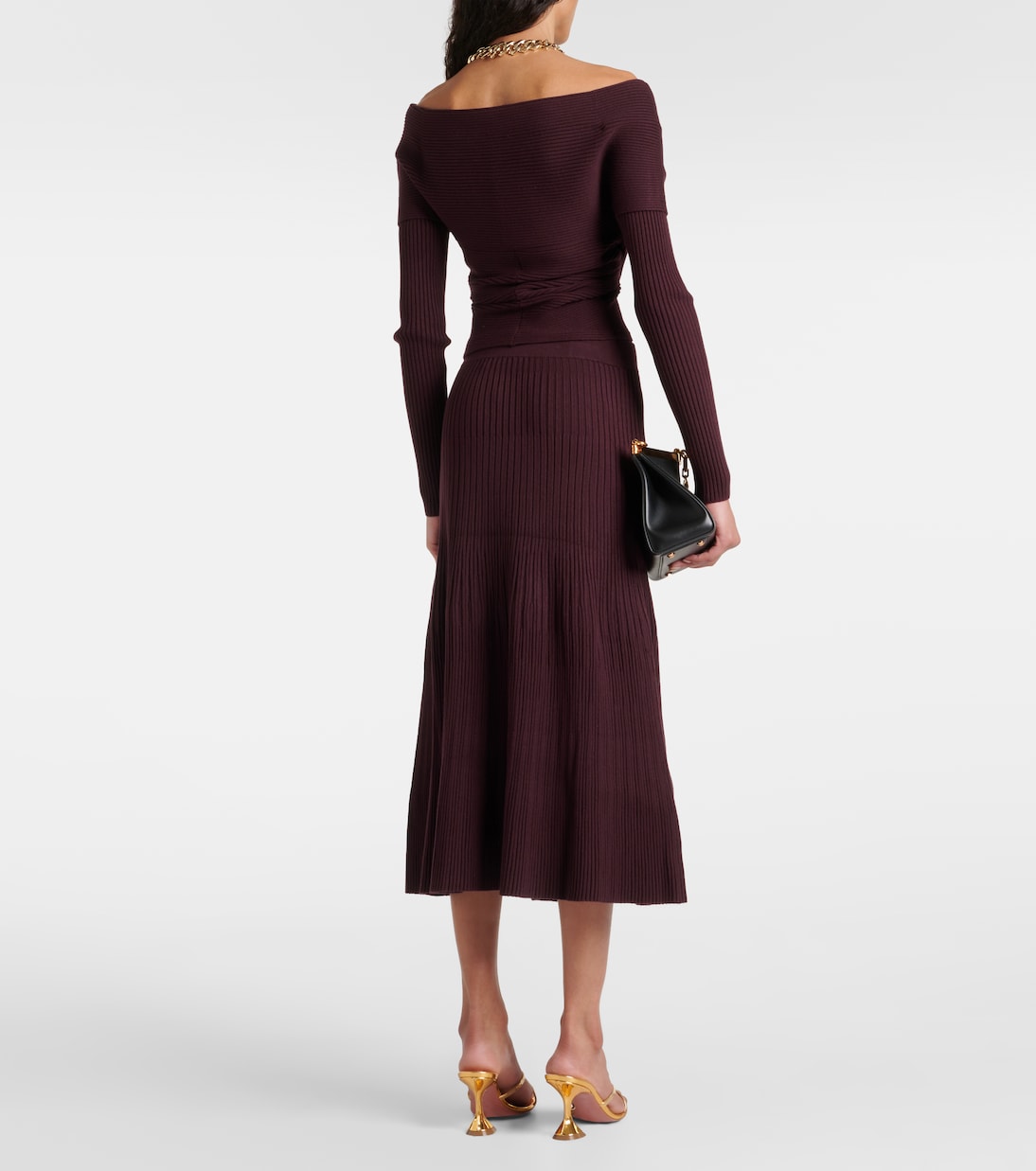 Pull Virginie raccourci à encolure bardot | Altuzarra