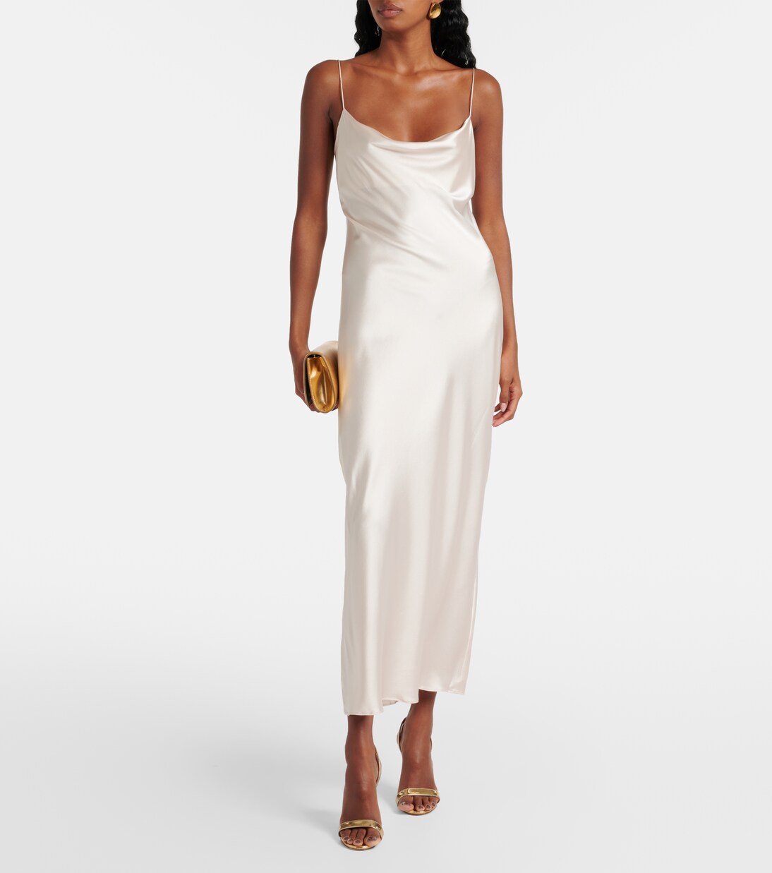 Midikleid Sense of Shine aus einem Seidengemisch | Dorothee Schumacher