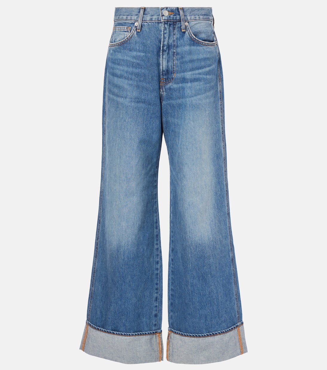 High-Rise Wide-Leg Jeans Taylor | Veronica Beard