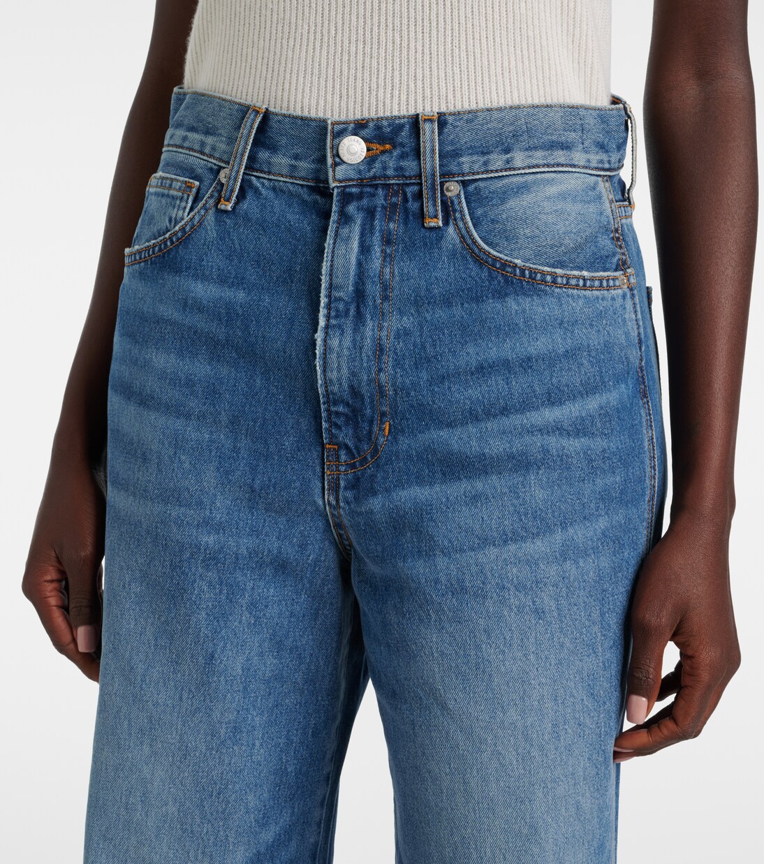 High-Rise Wide-Leg Jeans Taylor | Veronica Beard