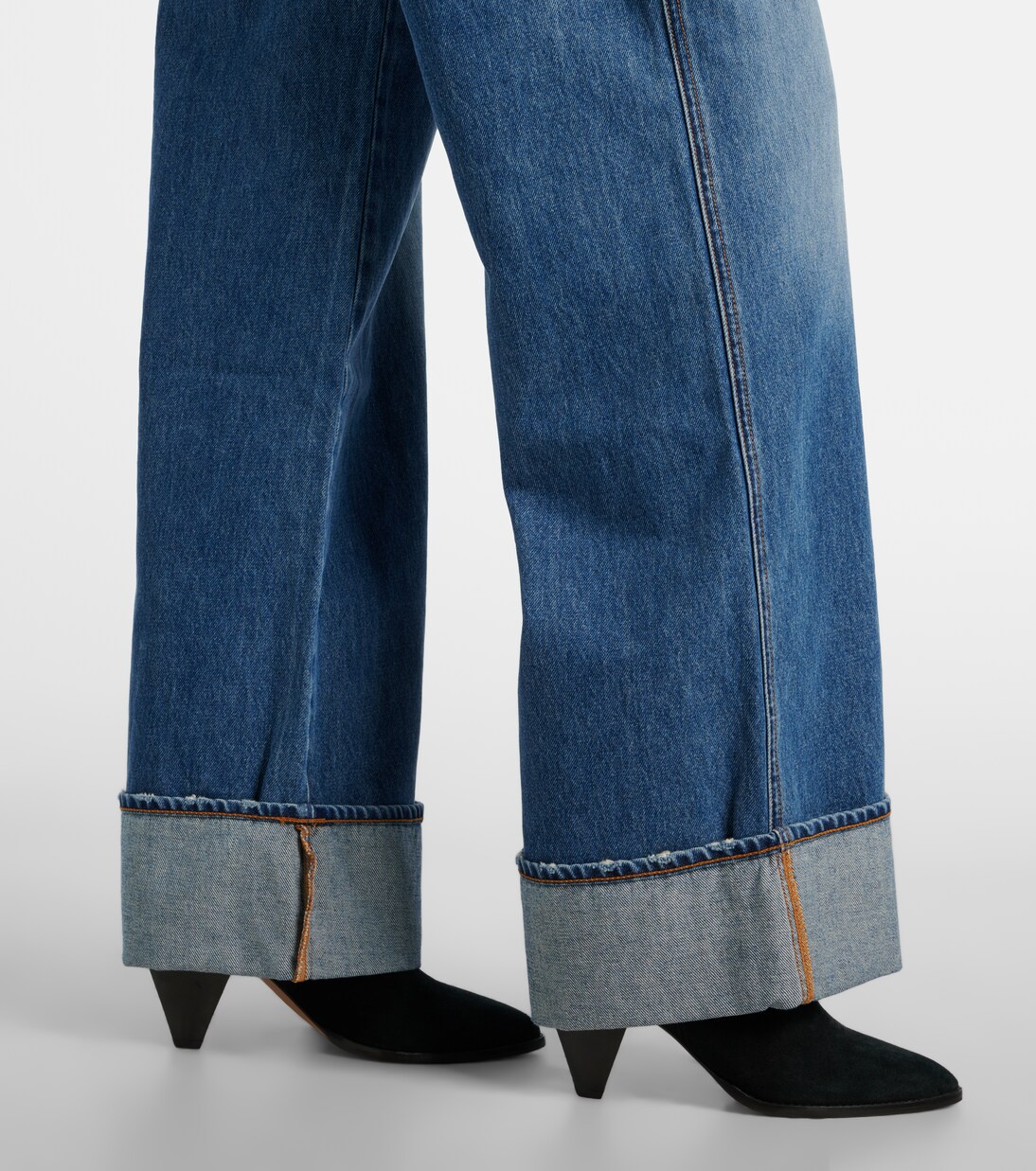 High-Rise Wide-Leg Jeans Taylor | Veronica Beard