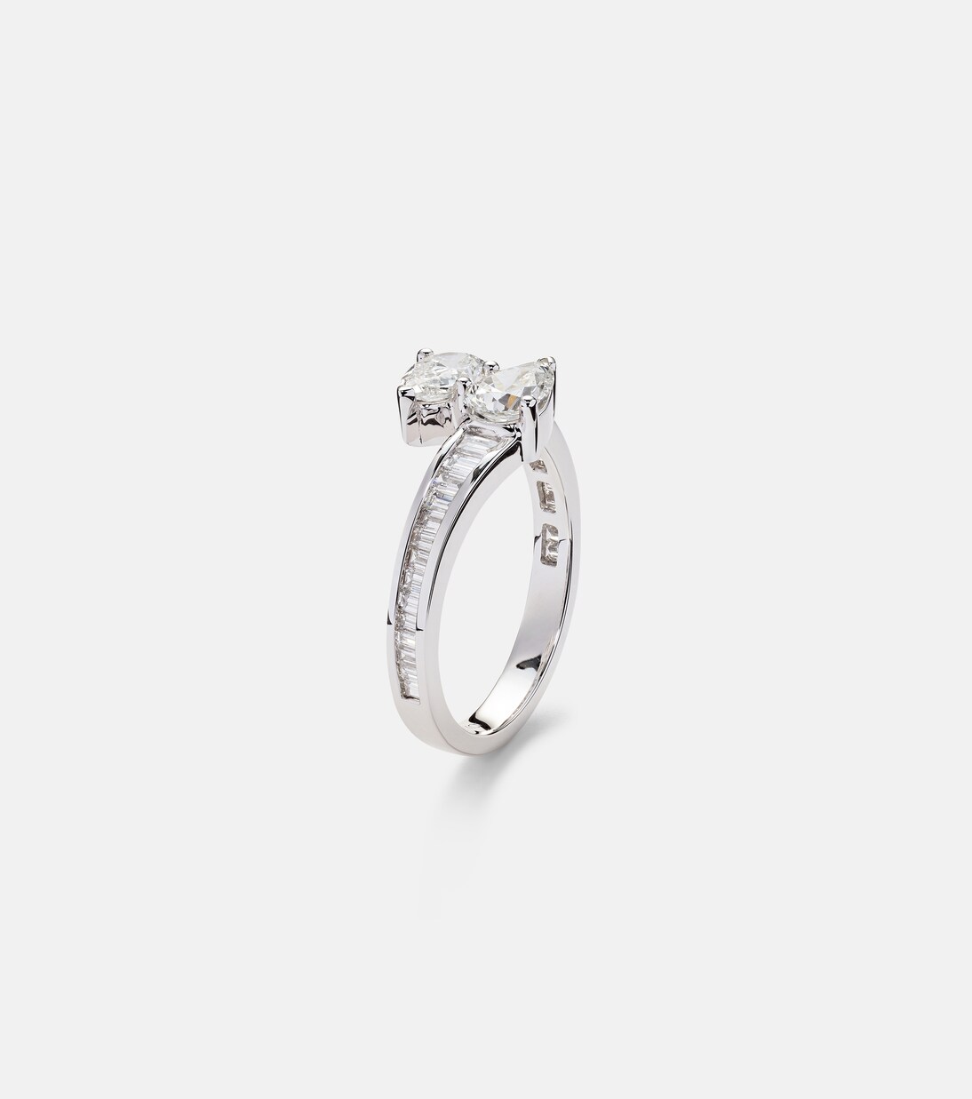 Bague Saturn en or blanc 18 ct et diamants | Anita Ko