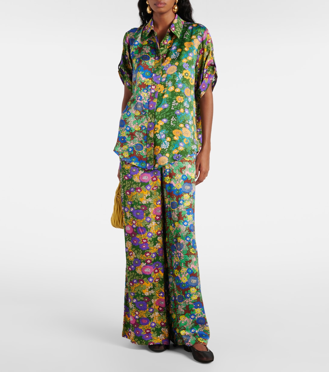 Hemd aus Seidensatin | Alémais