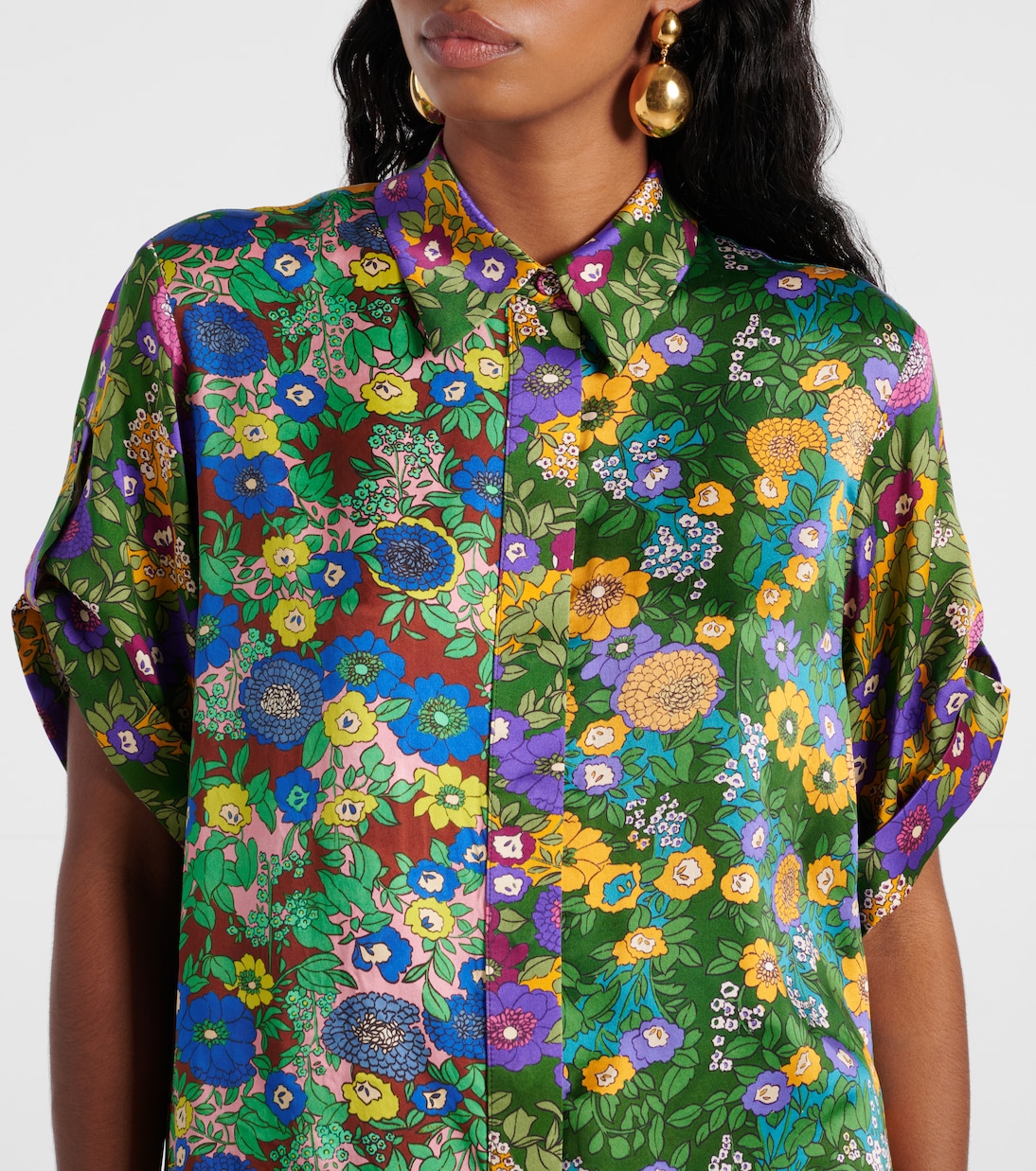 Hemd aus Seidensatin | Alémais