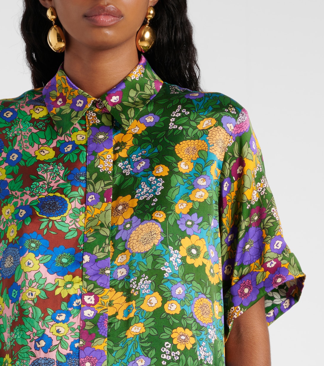 Hemd aus Seidensatin | Alémais