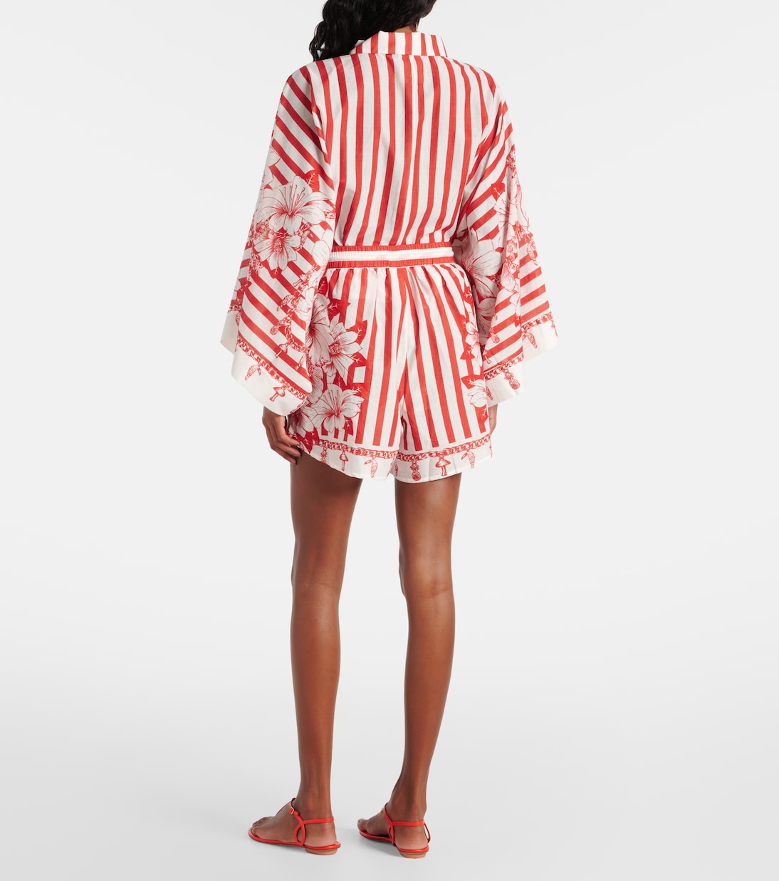 Shorts Floral Chains aus Baumwolle | Farm Rio