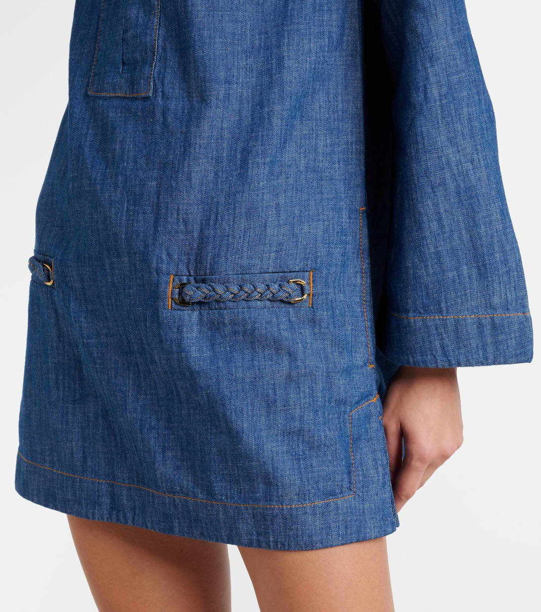 Wylie denim tunic | Zimmermann