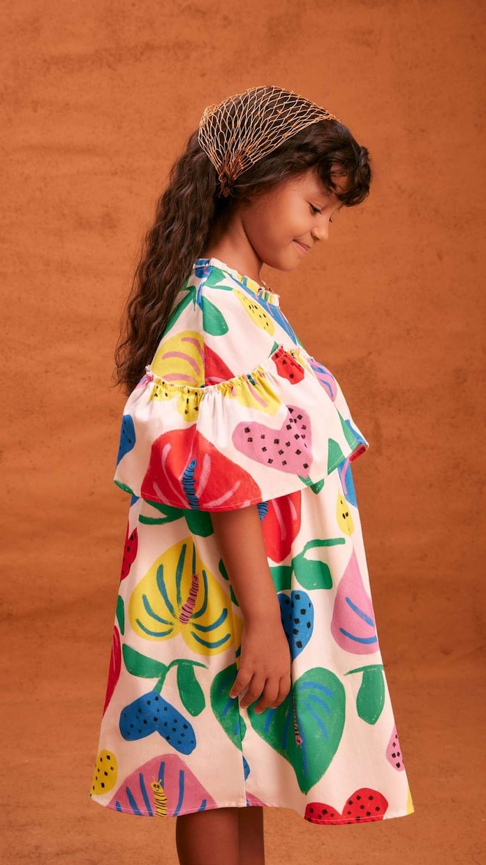Amor de Flor printed cotton dress | Fábula