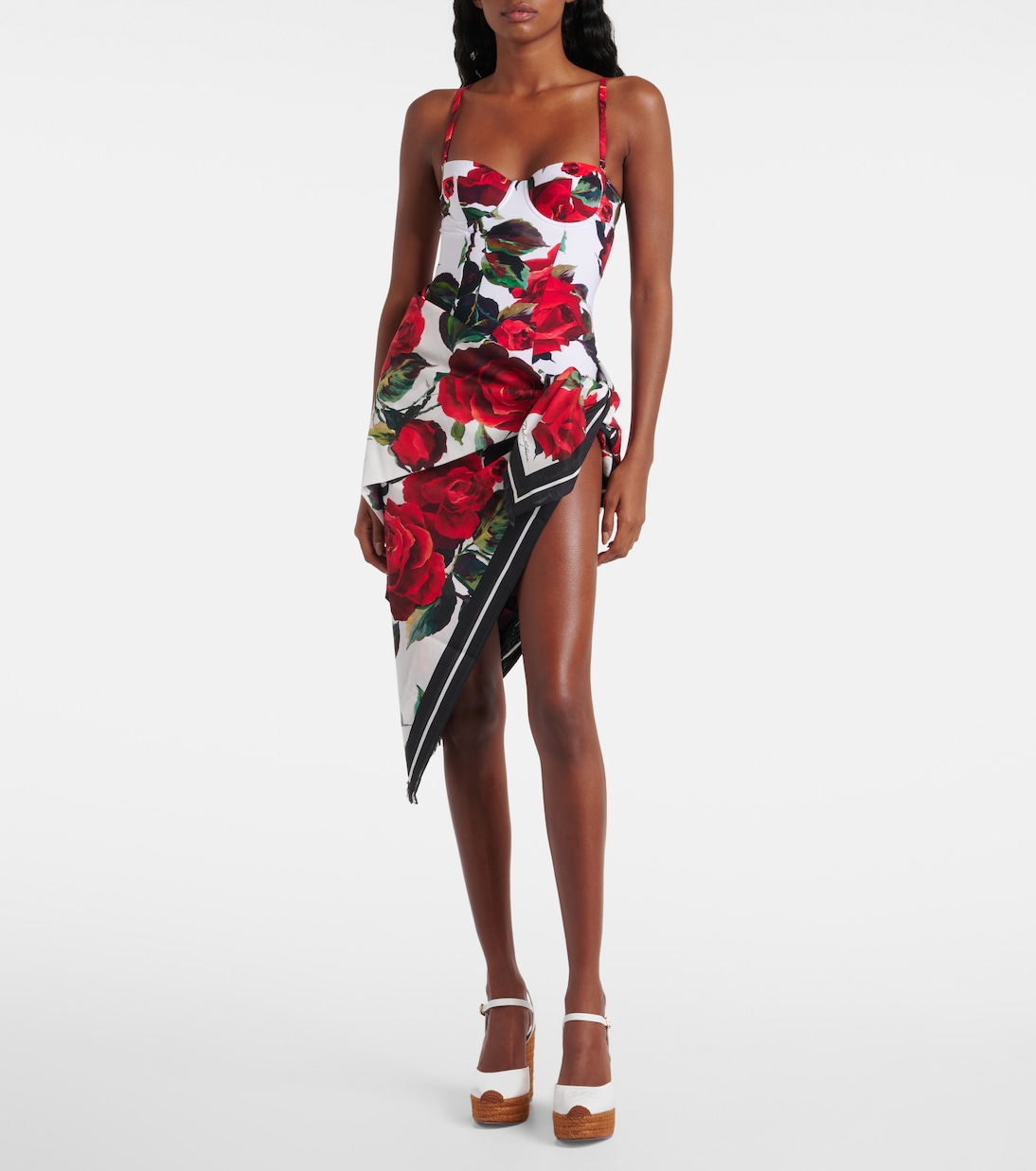 Floral cotton beach cover-up | Dolce&Gabbana