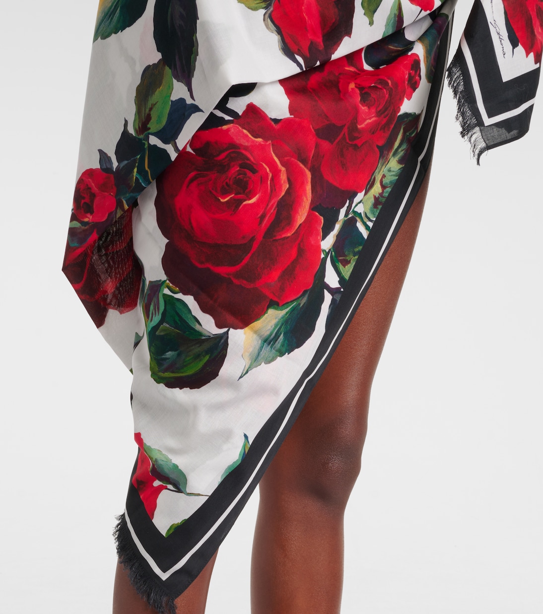 Floral cotton beach cover-up | Dolce&Gabbana