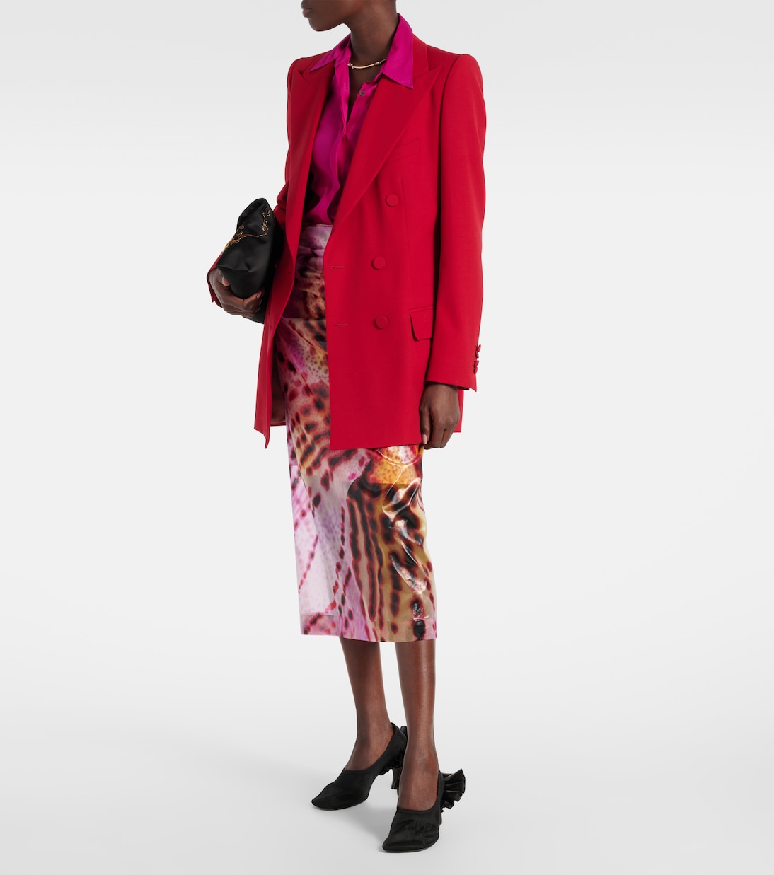 Pumps aus Mesh mit Leder | Dries Van Noten