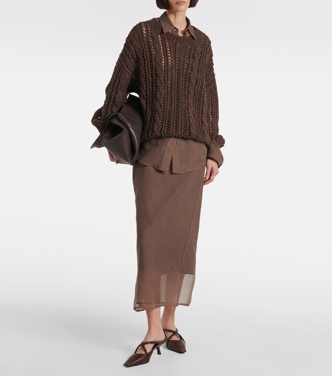 Mules aus Leder | Brunello Cucinelli