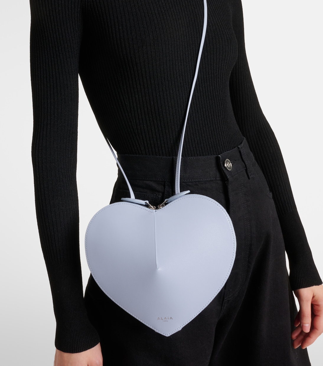 Le Cœur leather shoulder bag | Alaïa