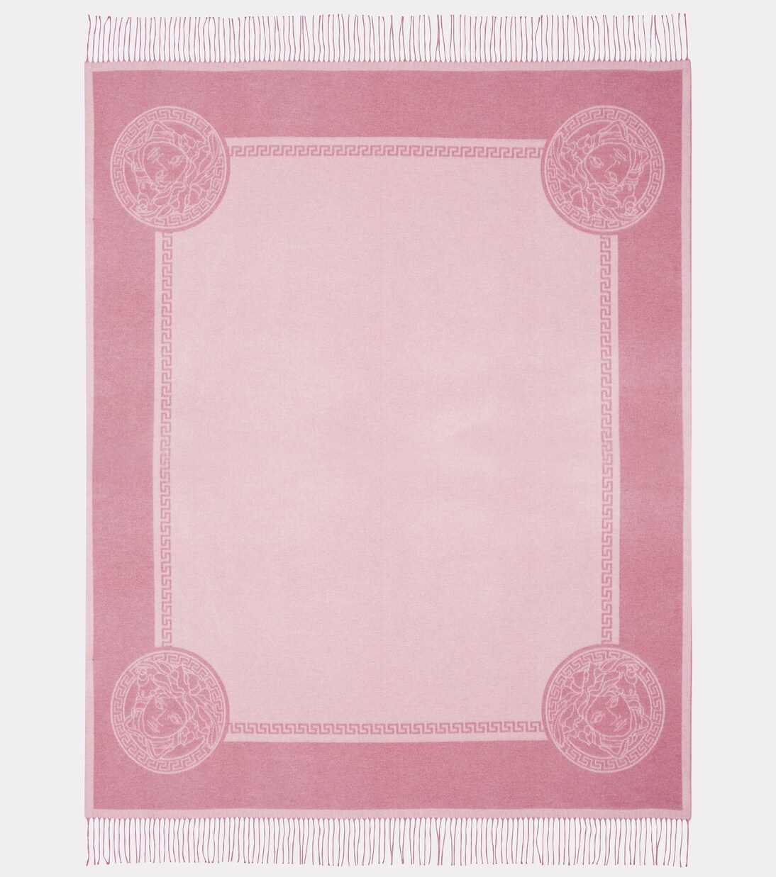 Barocco jacquard silk and cashmere blanket | Versace Home