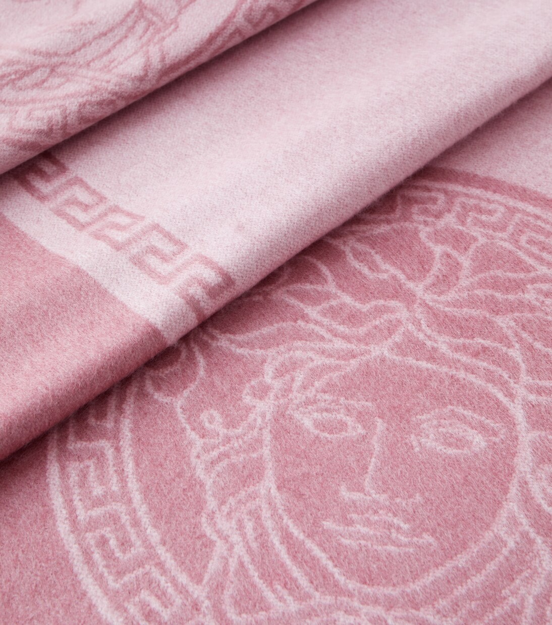 Barocco jacquard silk and cashmere blanket | Versace Home