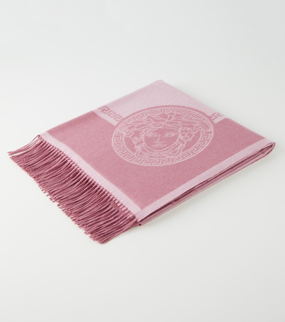 Barocco jacquard silk and cashmere blanket | Versace Home