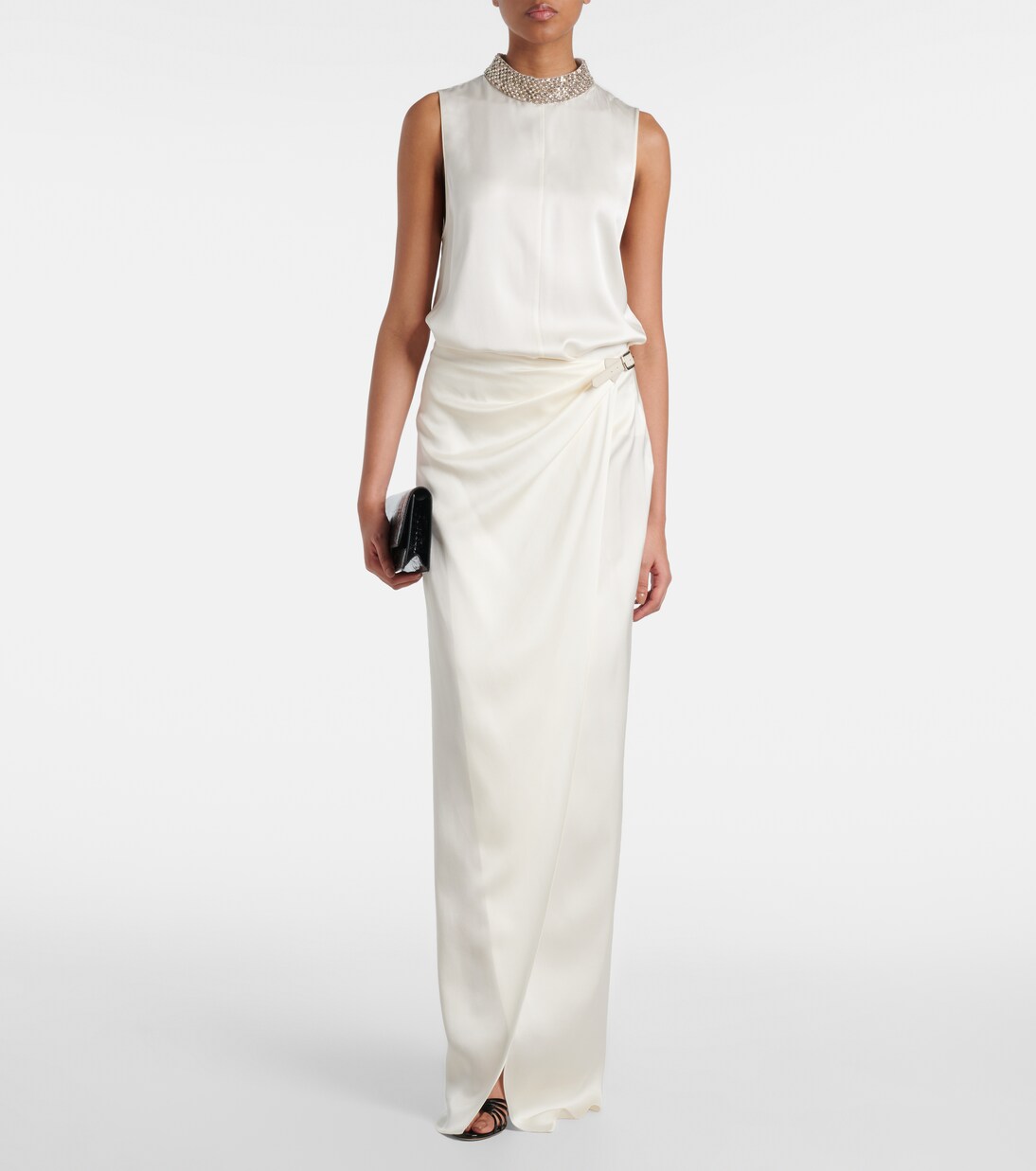 Wickelrock aus Seidensatin | Tom Ford