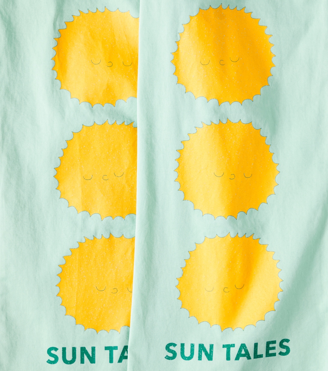 Pantalones rectos Sun Tales de algodón | Tinycottons