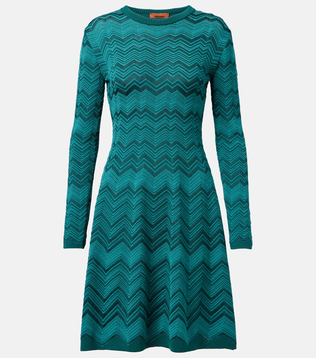 Minikleid aus Häkelstrick | Missoni