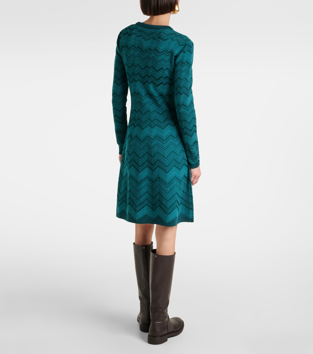 Minikleid aus Häkelstrick | Missoni