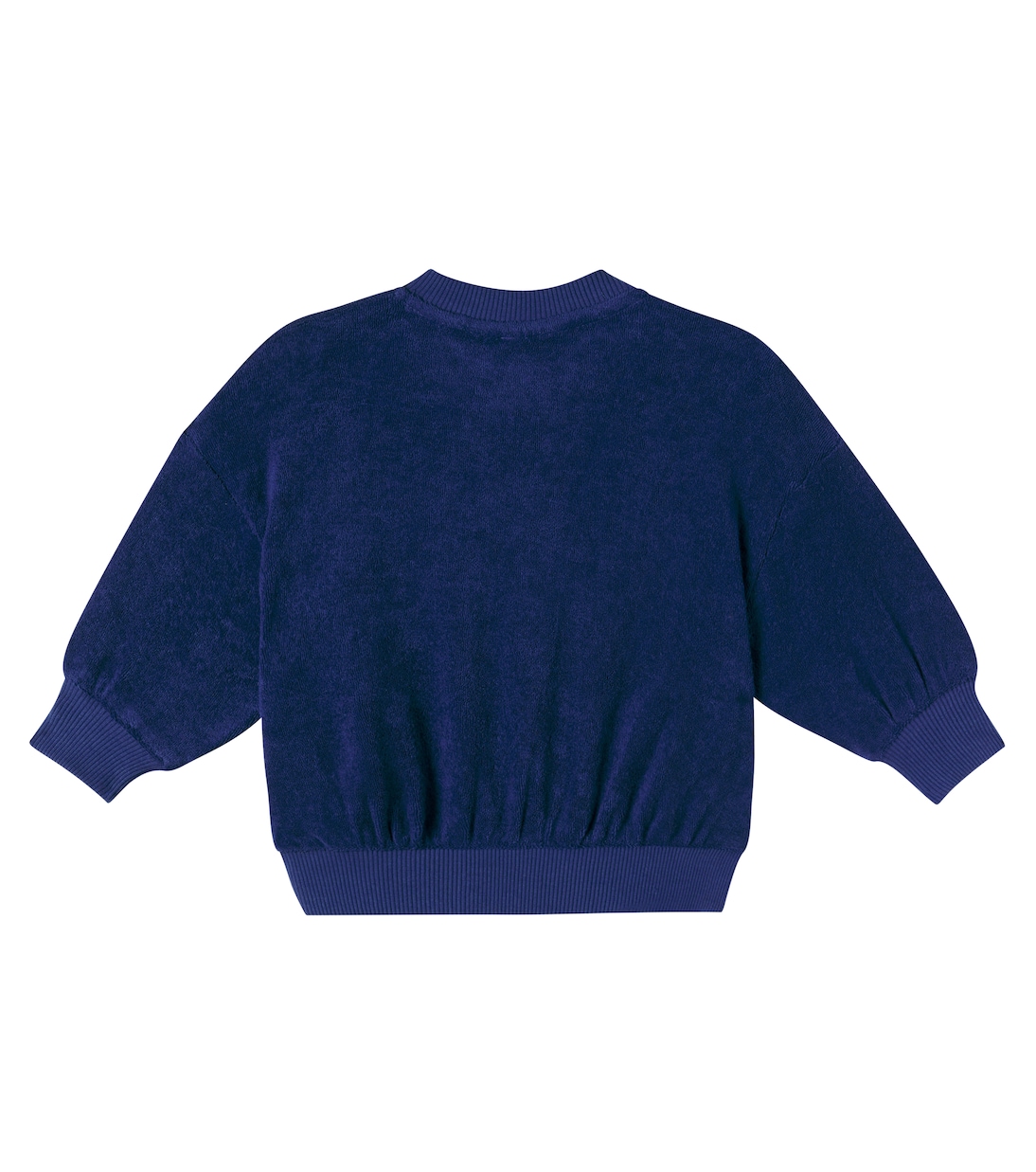 Baby embroidered cotton terry sweatshirt | Mini Rodini