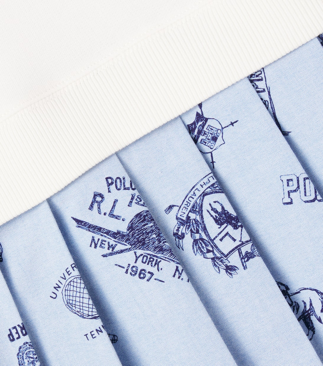 褶裥棉质混纺毛巾布Polo衫式连衣裙 | Polo Ralph Lauren Kids