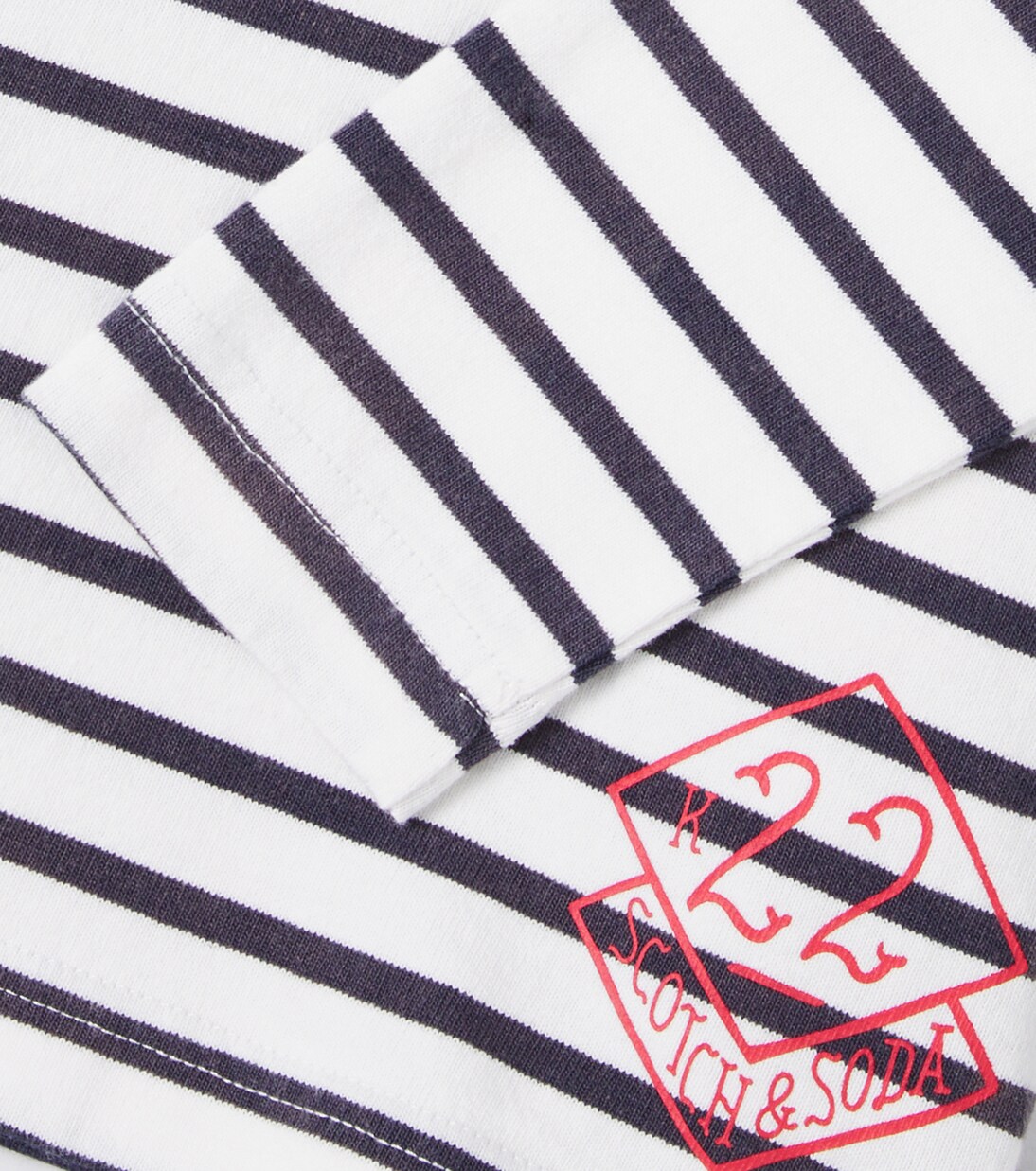 T-shirt in cotone a righe | Scotch & Soda Kids